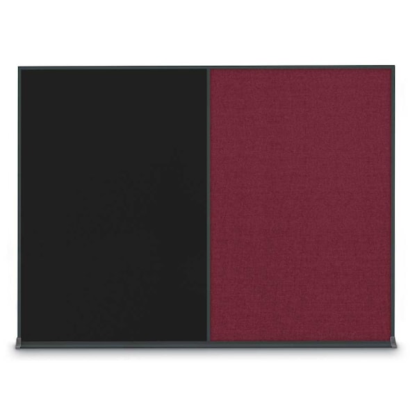 Double Door Radius Plus Corkboard, 48"X